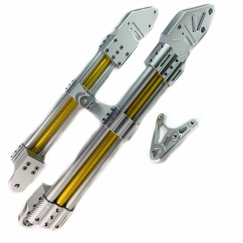 Electric Motorcycle Swing Arm New 3D CNC Adjustable 3-tube Water Pipe Rear Flat Fork Universal For M3 M5 M6 Little Monkey Modify RISE DEFENSE SYSTEMS.AI PRODUCTS