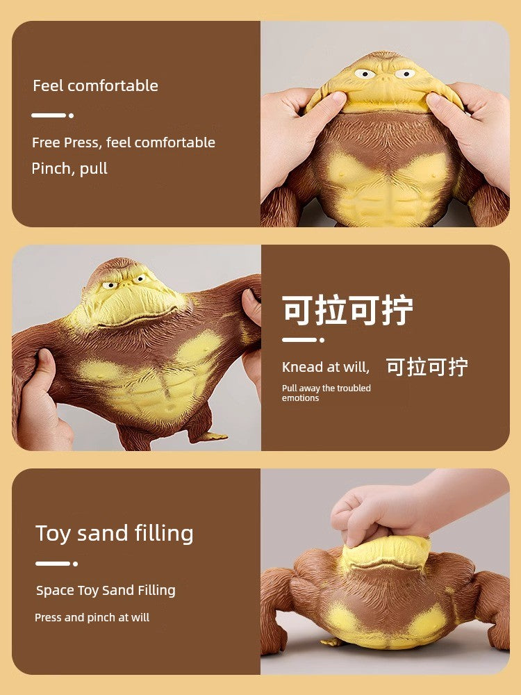 Funny Quirky Squeezing Toy Vent Pressing Gorilla RISE DEFENSE SYSTEMS.AI PRODUCTS