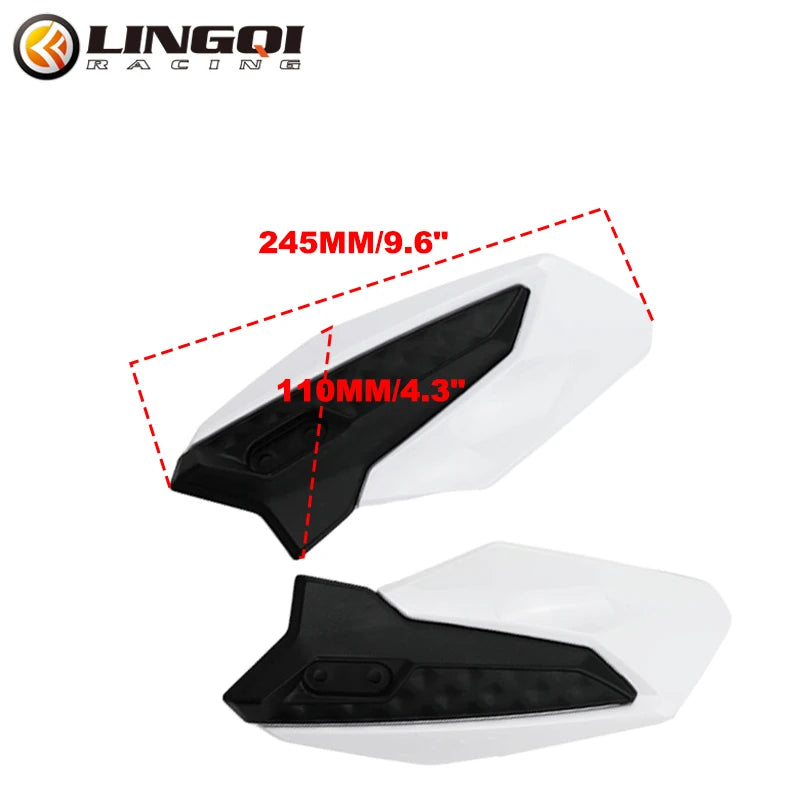 LING QI Electric Motorcycle Hand Guard Handle Protector Shield HandGuards Protection For SURRON SUR RON Ultra Bee Dirt Pit Bike RISE DEFENSE SYSTEMS.AI PRODUCTS