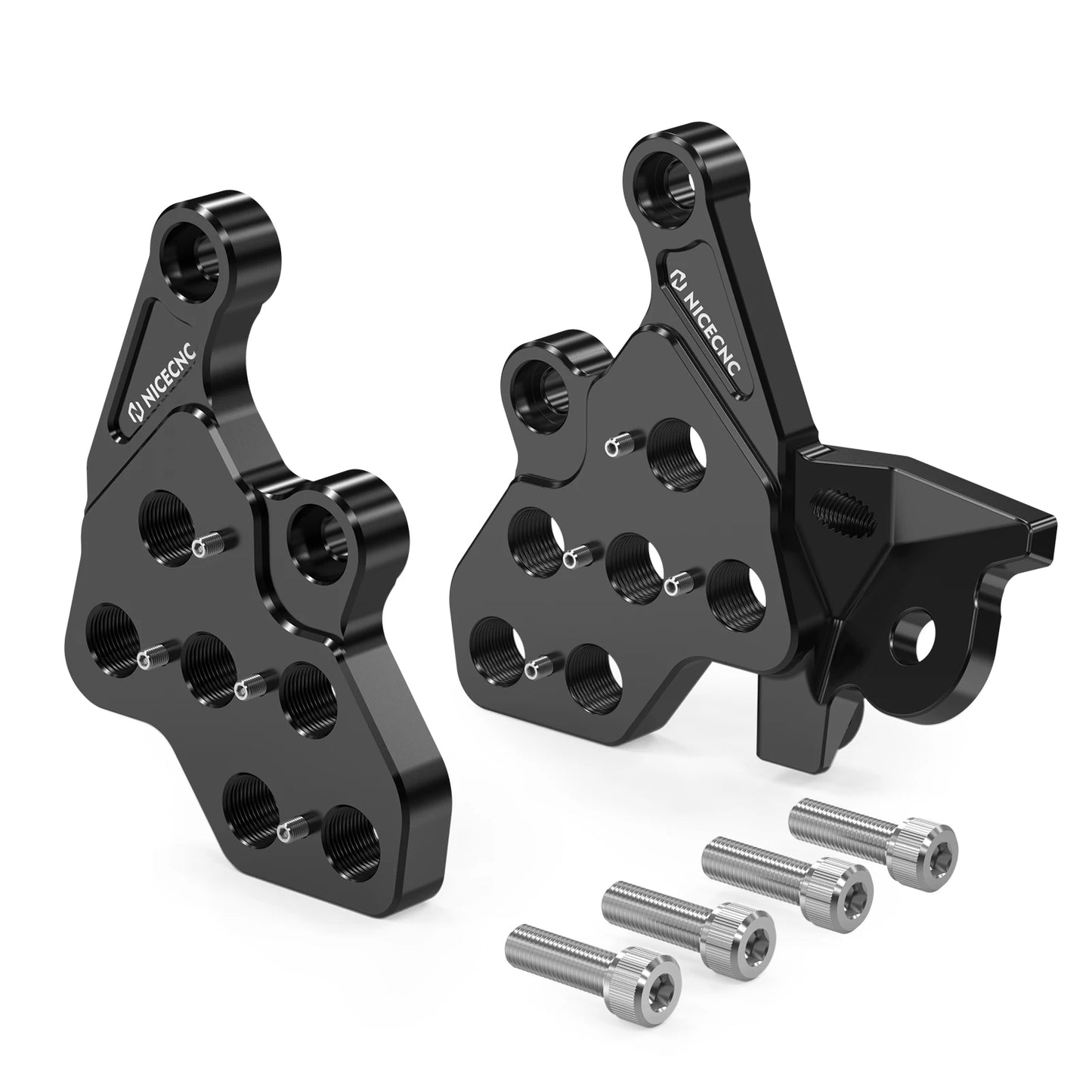 For Surron Light Bee X S L1E LBX Segway X160 X260 NICECNC Electric Dirt Bike Foot Pegs Mount Bracket Footrest Support Brace Kit RISE DEFENSE SYSTEMS.AI PRODUCTS