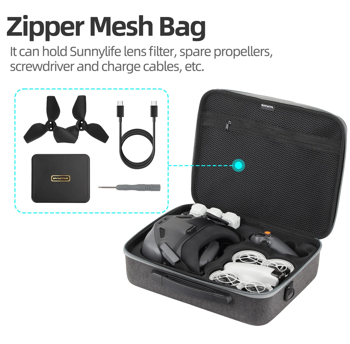 For DJI NEO Goggles 3 Pouch For DJI NEO Somatosensory Comfort Package For DJI NEO Accessory Storage Bag RISE DEFENSE SYSTEMS.AI PRODUCTS