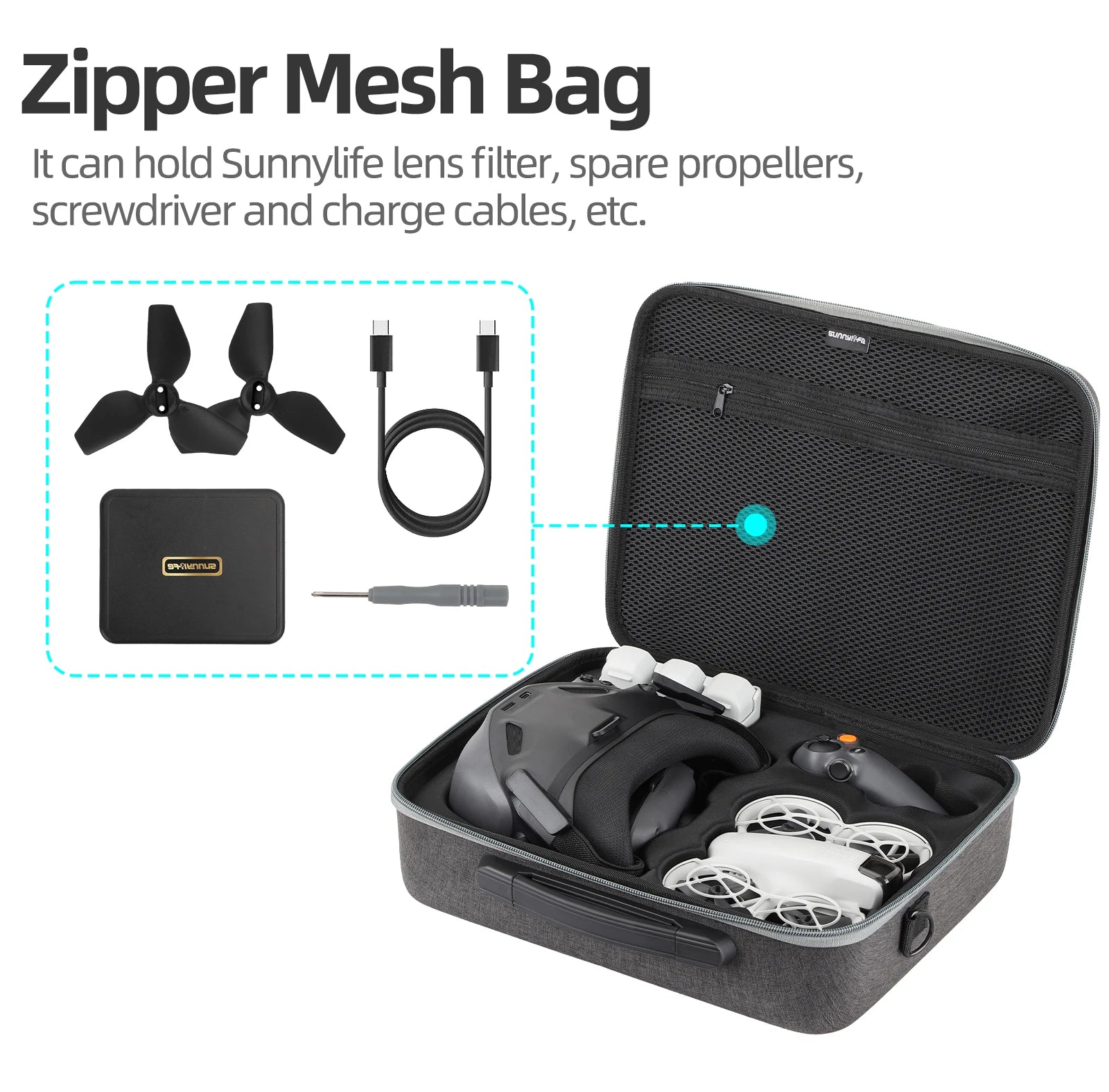 For DJI NEO Goggles 3 Pouch For DJI NEO Somatosensory Comfort Package For DJI NEO Accessory Storage Bag RISE DEFENSE SYSTEMS.AI PRODUCTS