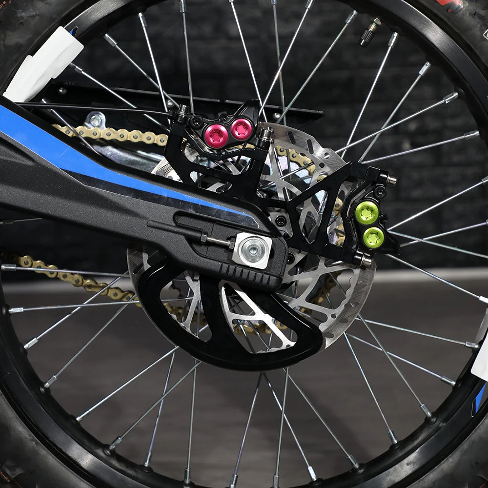 Motorcycle Accessories CNC Rear Brake Disc Caliper Guard Double Calipers Protection For TALARIA MX3 TALARIA MX4 7075 Aluminum RISE DEFENSE SYSTEMS.AI PRODUCTS