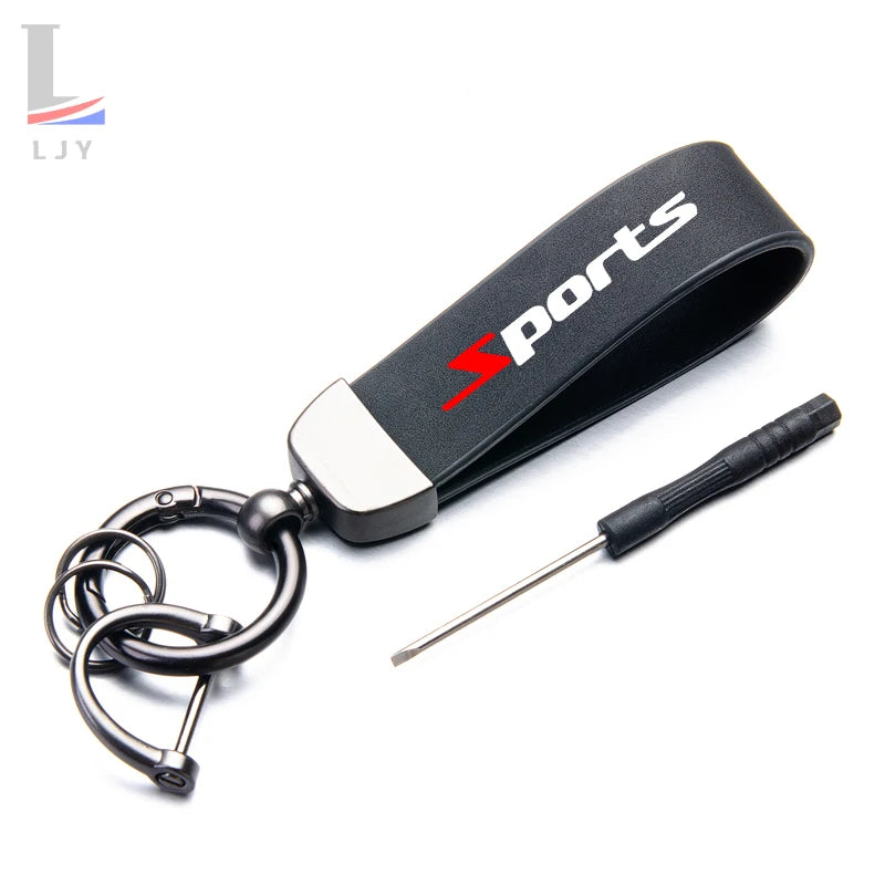 Fantastic Skin feel leather metal keychain For SURRON 48T 52T 54T 58T 64T Motorcycle accessories