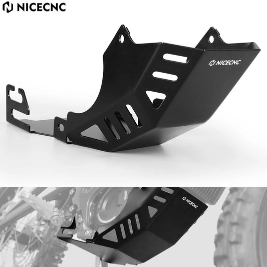 NICECNC For Surron Light Bee X S L1E Segway X160 X260 Electric Dirt Bike Engine Chassis Protection Cover Bash Guard Skid Plate RISE DEFENSE SYSTEMS.AI PRODUCTS