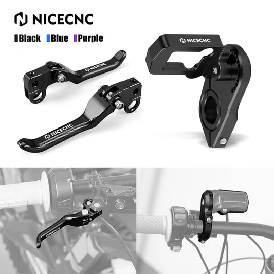 For Surron Light Bee X S L1E Digital Display Relocation Bracket Front Rear Brake Levers For Segway X160 X260 Electric Dirt Bike