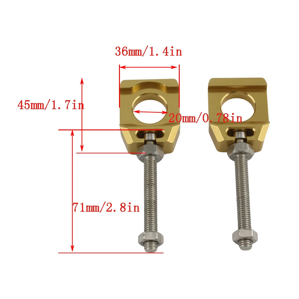 SUR-RON Parts Dirtbike Axle Block Chain Adjuster Bolt For Surron Ultra Bee Off-Road Accessories Enduro RISE DEFENSE SYSTEMS.AI PRODUCTS