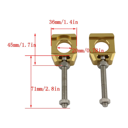 SUR-RON Parts Dirtbike Axle Block Chain Adjuster Bolt For Surron Ultra Bee Off-Road Accessories Enduro RISE DEFENSE SYSTEMS.AI PRODUCTS