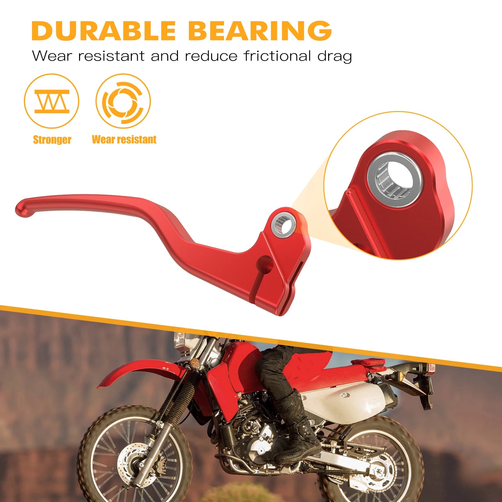 NICECNC Motorcycle Labor-saving clutch Lever For Honda XR650L 1993-2024 Motocross Enhancement Accessories Reduction In Actuation RISE DEFENSE SYSTEMS.AI PRODUCTS