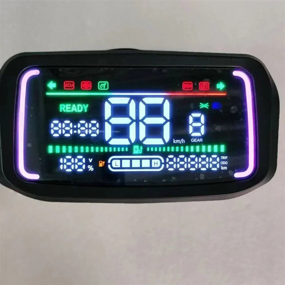48V-72V Ebike Colorfull LCD Display Meter Speed Control Panel For EBike Electric Scooter Electric Bicycle Accessories RISE DEFENSE SYSTEMS.AI PRODUCTS