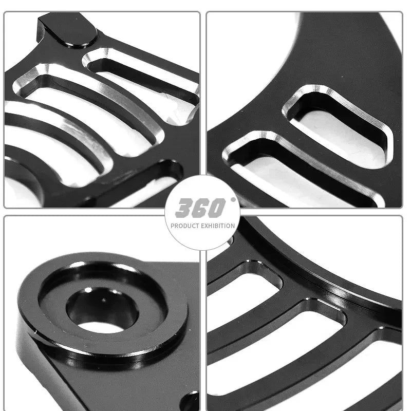 For SURRON Light Bee X Segway X160 X260 Talaria Sting Dual Caliper Mount Shark Fin Disk Disc GuardAlloy Off-road Parts SUR-RON RISE DEFENSE SYSTEMS.AI PRODUCTS