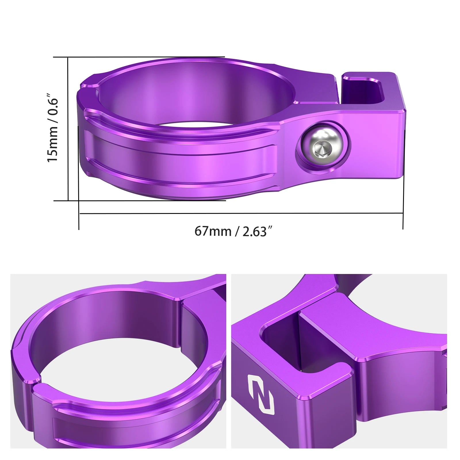 For Surron light bee X S L1E 2024 Electric Bike Parts Segway X160 X260 Sur-ron Accessories Front Fork Hose Brake Line Holder RISE DEFENSE SYSTEMS.AI PRODUCTS