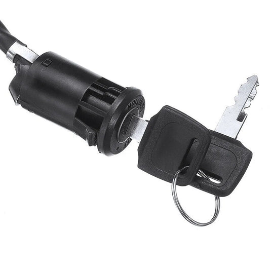Moped Ignition Key Switch 2 Wire 28mm Hole ATV Dirt Bike Accessory Electric Motorcycle Go-Kart On/Off Tool Durable RISE DEFENSE SYSTEMS.AI PRODUCTS