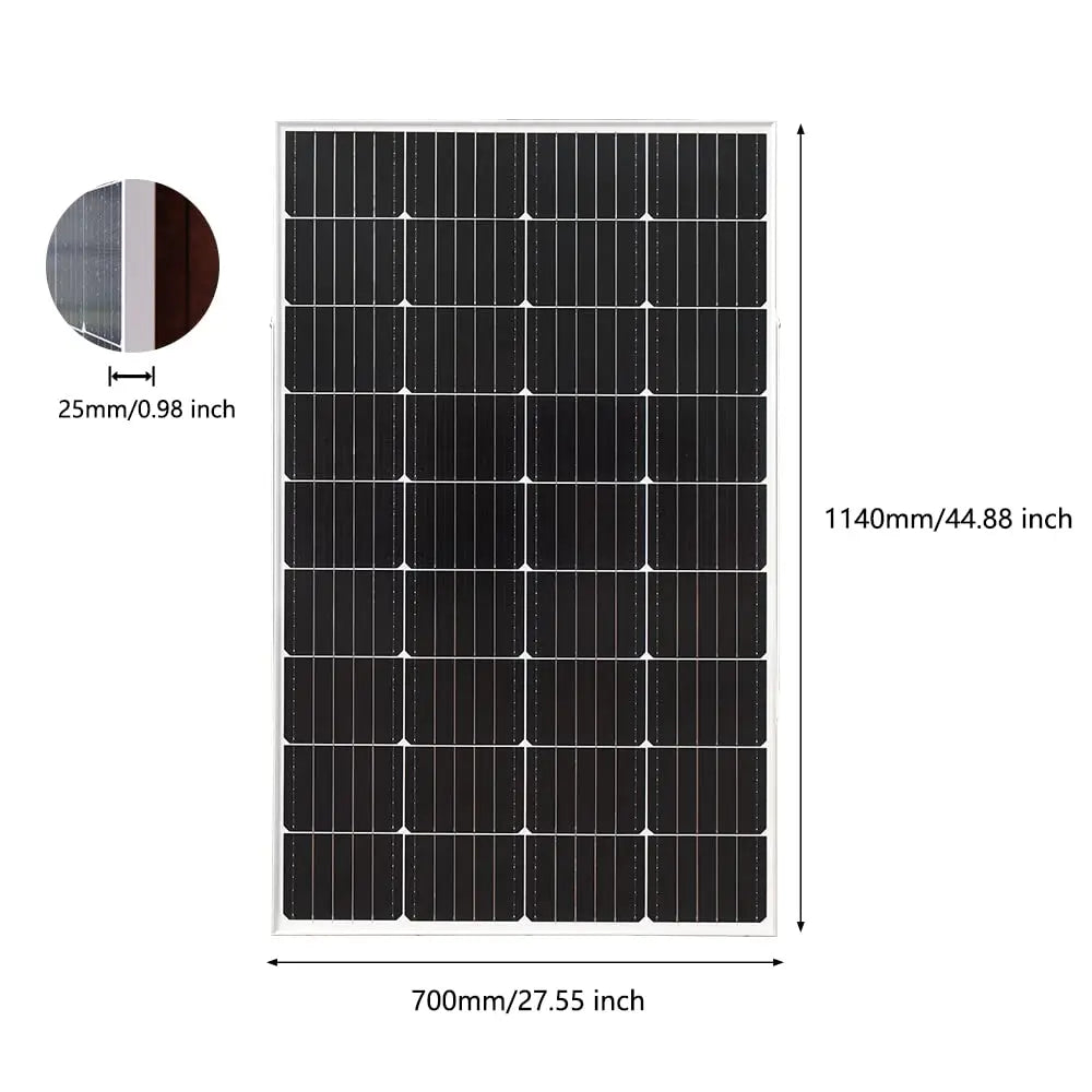 200W Glass Solar Panel and 120W Rigid Photovoltaic Solar Panel System for Balcony Home charging battery Outdoor power supply RISE DEFENSE SYSTEMS.AI PRODUCTS