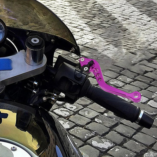 Motorcycle Lever Brake Handle Handlebar Clutch Purple Aluminum Alloy Replacements RISE DEFENSE SYSTEMS.AI PRODUCTS