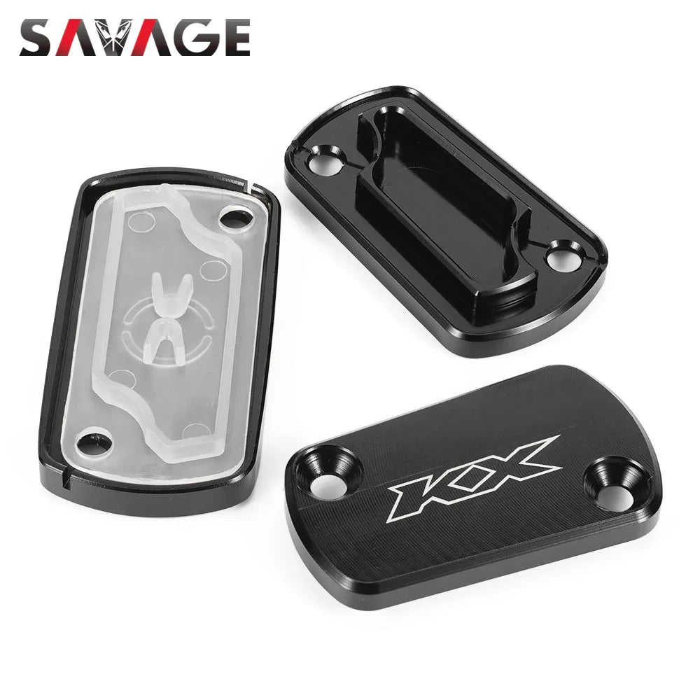 Front Brake Clutch Reservoir Covers For KAWASAKI KX450 2019-2023 KX250 2021 Motorcycle Rear Brake Fluid Cylinder Cap KX 250 450 RISE DEFENSE SYSTEMS.AI PRODUCTS