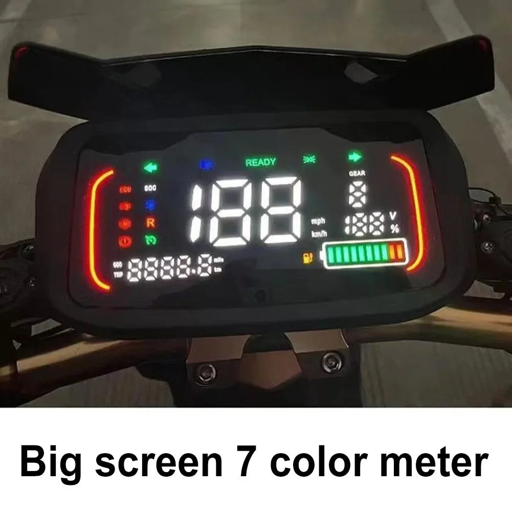 48V-72V Ebike Colorfull LCD Display Meter Speed Control Panel For EBike Electric Scooter Electric Bicycle Accessories RISE DEFENSE SYSTEMS.AI PRODUCTS