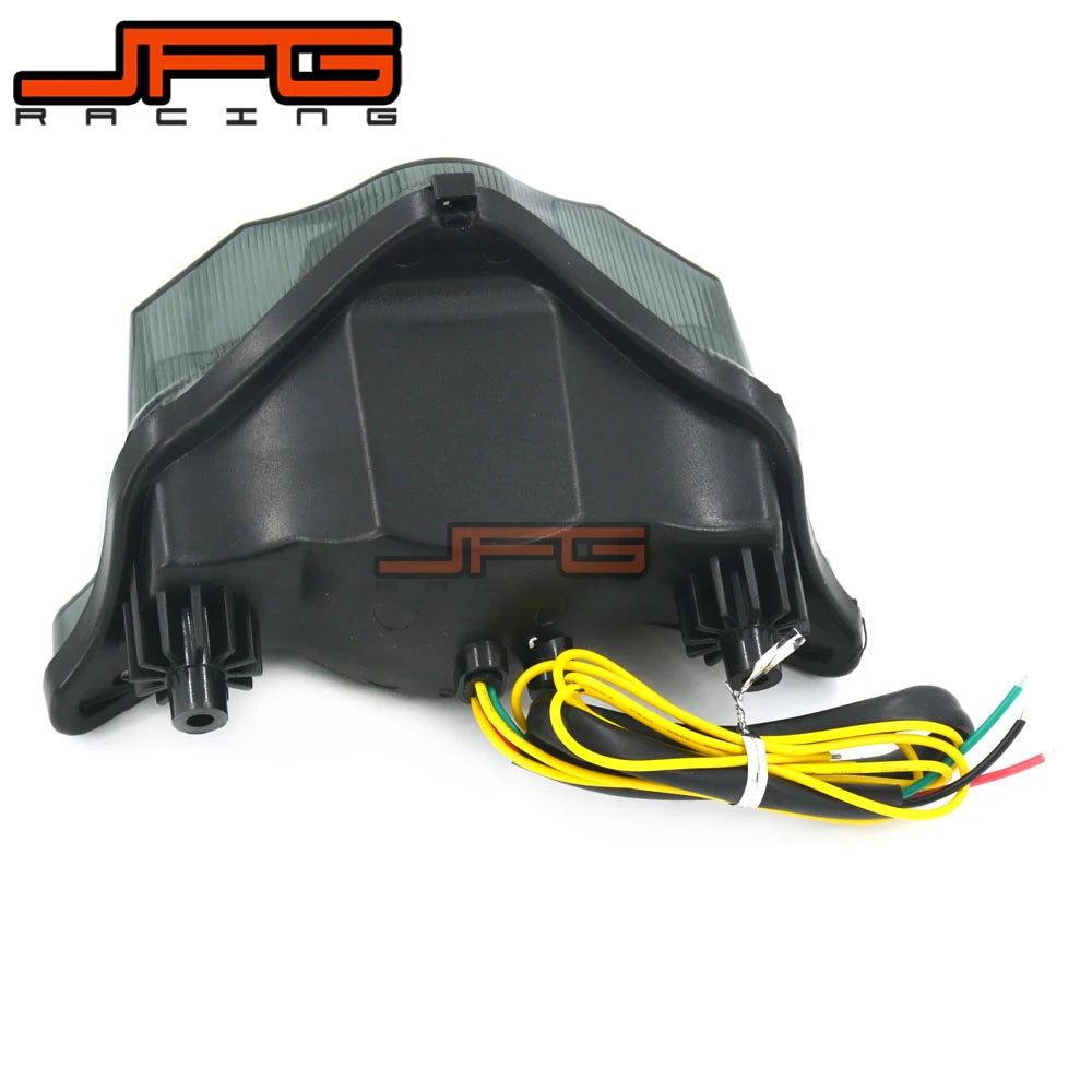 Motorcycle LED Taillights Brake Assembly With Steering Rear Tail Light For YAMAHA FZ6 FAZER 600 2004 2005 2006 2007 2008 2009 RISE DEFENSE SYSTEMS.AI PRODUCTS