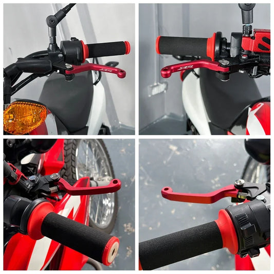 For HONDA XR150L XR 150L 2023-2024 Motorcycle Accessories Pivot Brake Clutch Levers Dirt Pit Bike CNC Aluminum Alloy Handle Bar RISE DEFENSE SYSTEMS.AI PRODUCTS