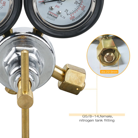 Nitrogen Shock Fill Tool 2" 600PSI Gauge For KTM Yamaha Honda Suzuki BMW UTV ATV ATC Can-Am Polaris Motorcycle Off-road DirtBike RISE DEFENSE SYSTEMS.AI PRODUCTS