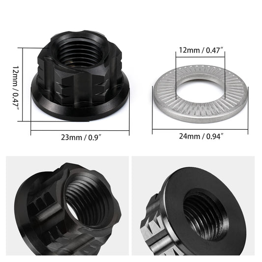For Sur-Ron light bee X light bee S light bee L1E Segway X160 X260 Surron light bee X/S Primary Belt Pulley Nut & Rear Axle Nut