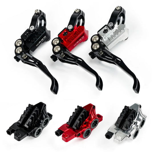 IIIPRO Vertical Cylinder MTB Brake 4 Piston Hydraulic Disc Brake Bicycle for Full Internal Cable Layout AM DH Mountain Bike NEW RISE DEFENSE SYSTEMS.AI PRODUCTS