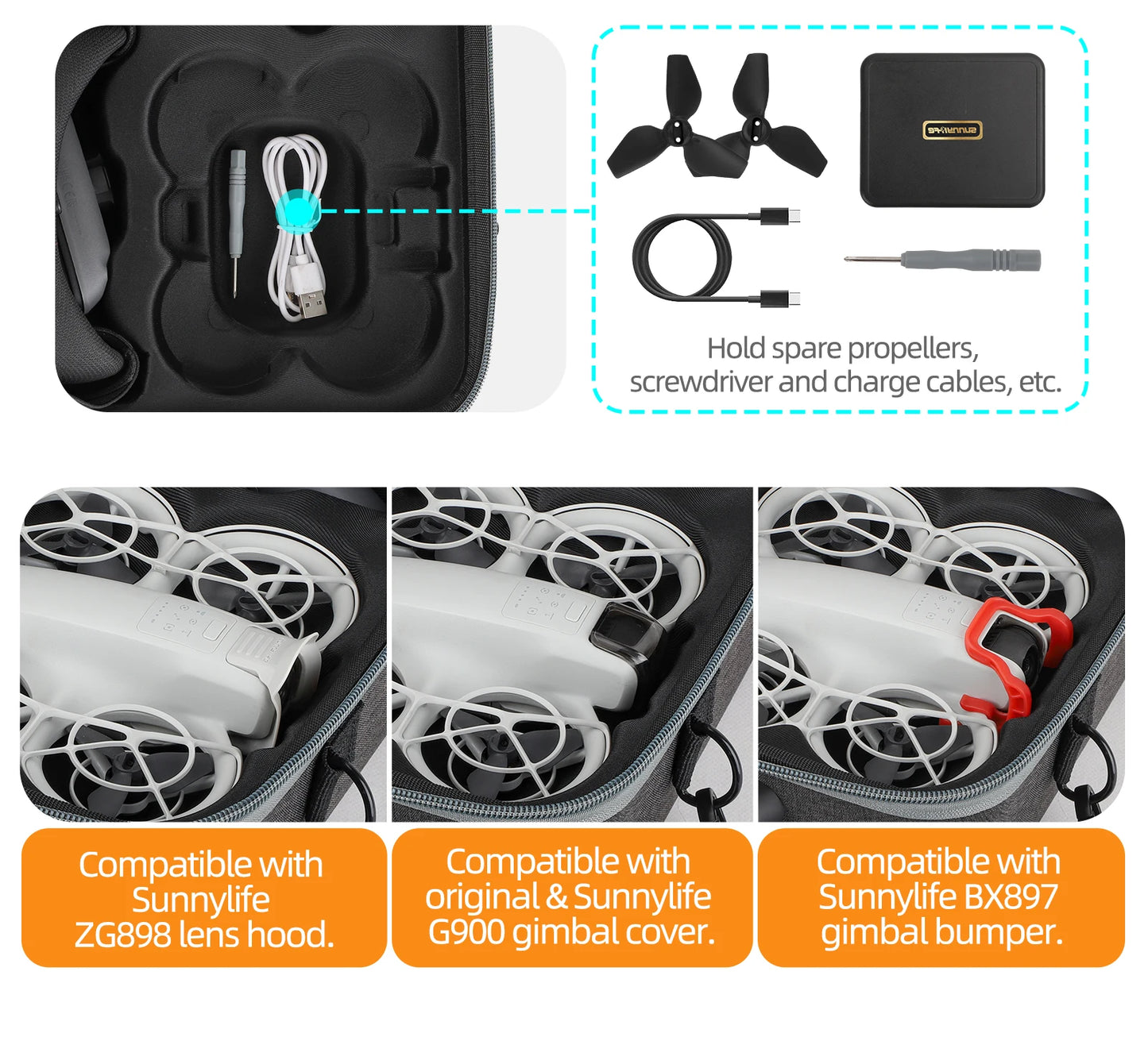 For DJI NEO Goggles 3 Pouch For DJI NEO Somatosensory Comfort Package For DJI NEO Accessory Storage Bag RISE DEFENSE SYSTEMS.AI PRODUCTS