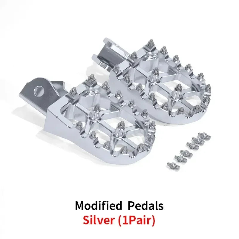 Motorcycle Footpegs Foot Pegs Rests Pedals For Surron Sur-Ron Light Bee Electric Dirt Bike Footrest RISE DEFENSE SYSTEMS.AI PRODUCTS