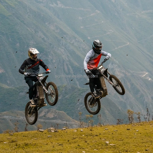 Powerful electric dirt bike 8000w rerode r1 35ah cheap electric motorcycle suron 72v RISE DEFENSE SYSTEMS.AI PRODUCTS