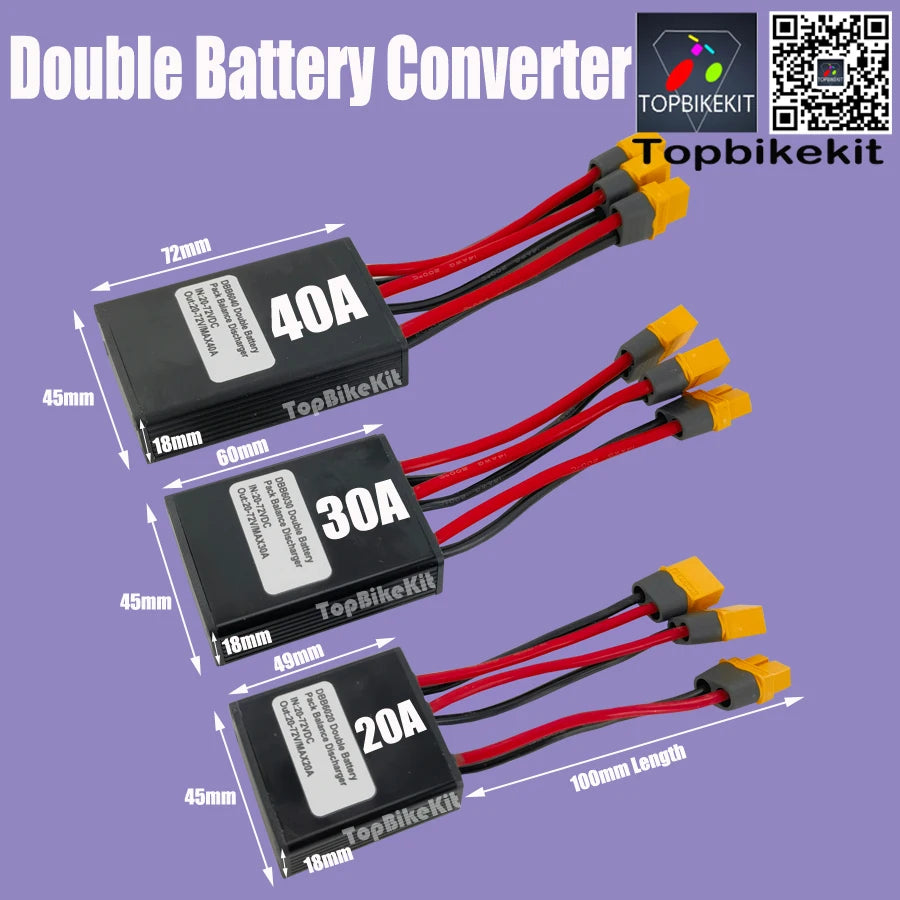 Big Current 120A Dual Battery Discharge Converter Connection Adapter 20V-72V 20A/30/40A/80A/120A Module Balanced Discharge RISE DEFENSE SYSTEMS.AI PRODUCTS
