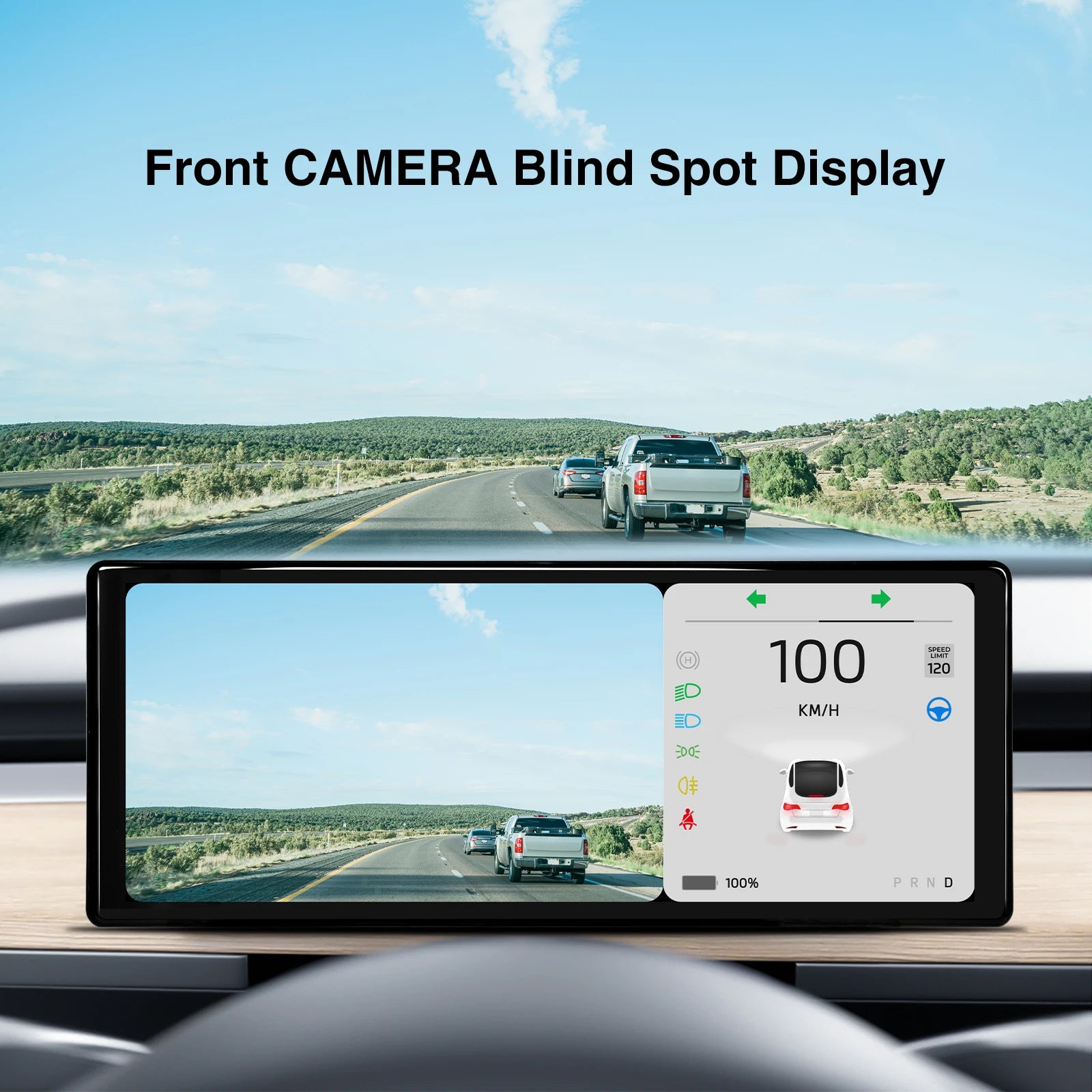 CATRONICS 10-inch Tesla Dashboard with Camera for Model 3 Y 2017-2024 Digital Heads Up Display HUD Tesla Model Y Assessories RISE DEFENSE SYSTEMS.AI PRODUCTS