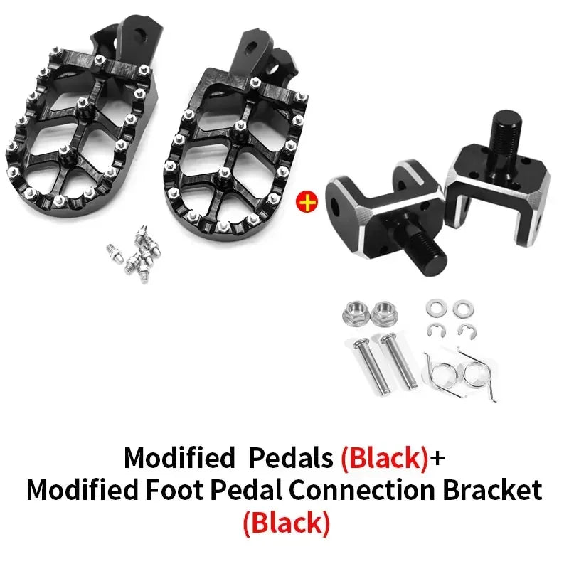 Motorcycle Footpegs Foot Pegs Rests Pedals For Surron Sur-Ron Light Bee Electric Dirt Bike Footrest RISE DEFENSE SYSTEMS.AI PRODUCTS