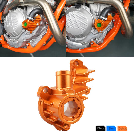 NICECNC Transparent Water Pump Cover Protection Guard For KTM 250 350 EXC-F 2017-2022 XC-F SX-F 2016-2022 Husqvarna GasGas RISE DEFENSE SYSTEMS.AI PRODUCTS