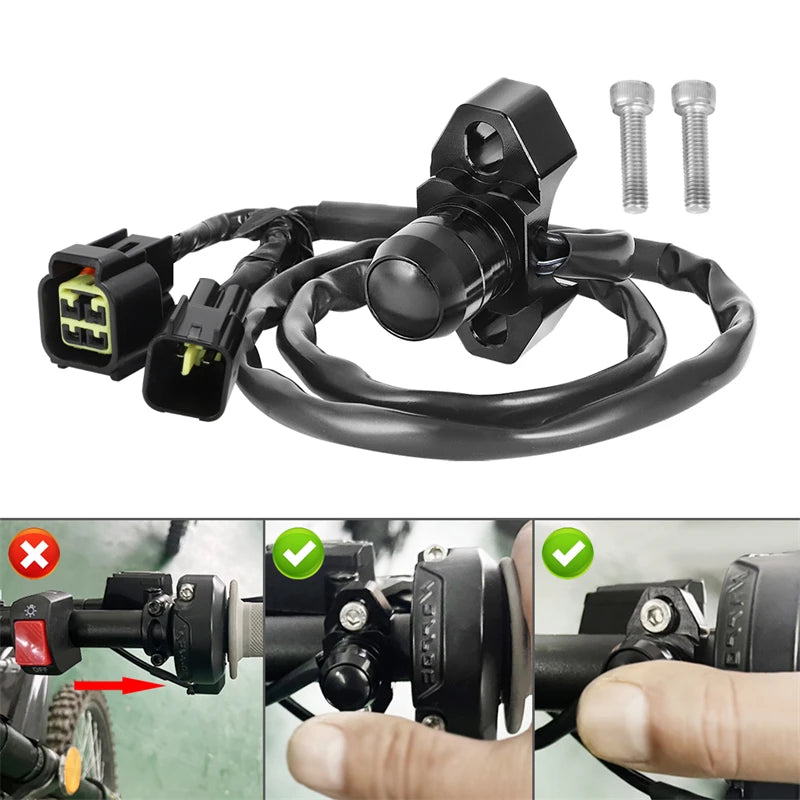 Headlight Light Switch For Sur Ron Sur-Ron SurRon X Segway X260 Talaria Sting R MX4 Electric Off-Road Diet Bike Head Lamp Plug RISE DEFENSE SYSTEMS.AI PRODUCTS