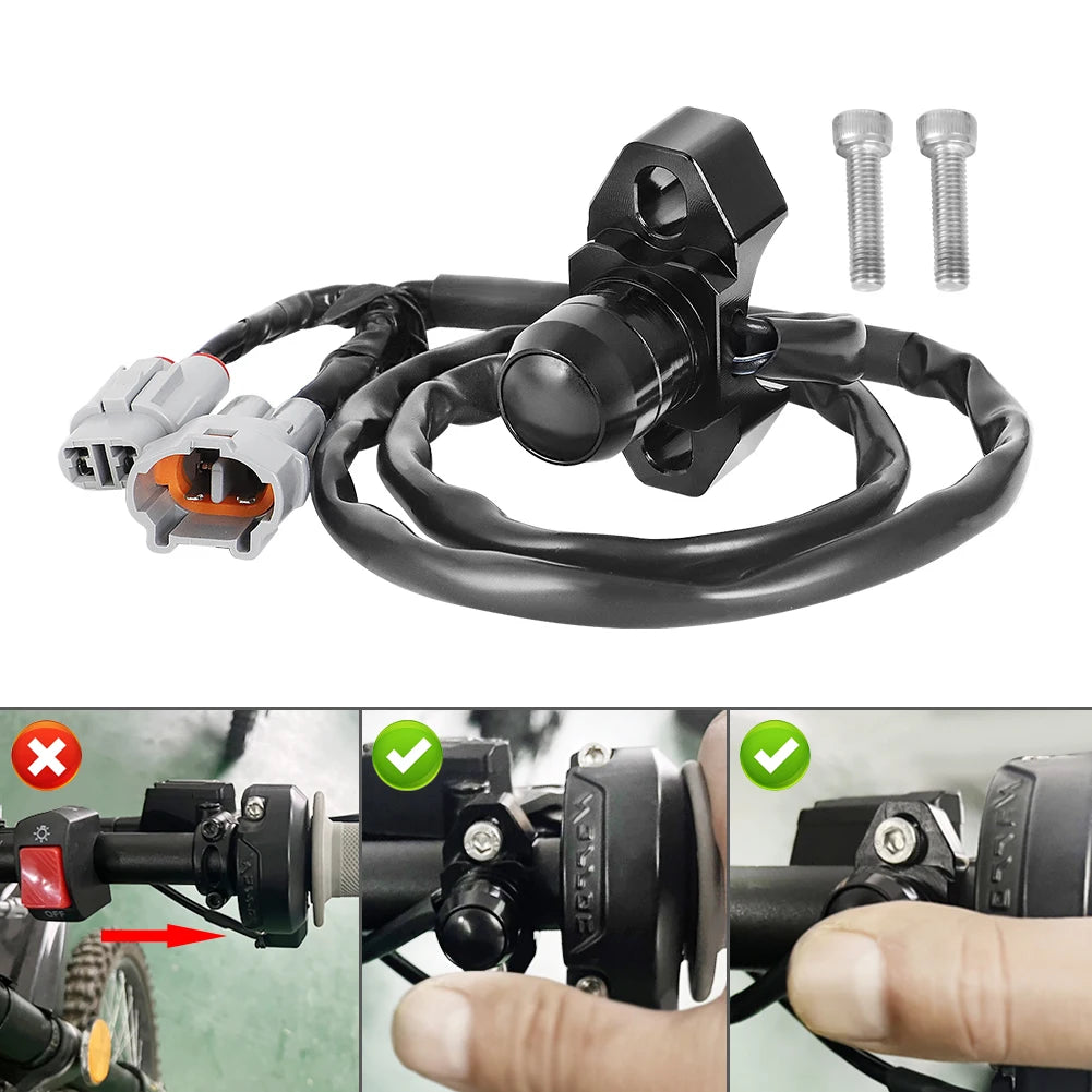 LED Headlight Light and Plug&Play Switch Set For Sur Ron Surron Bee X Segway X260 Waterproof Off-Road Bike Head Lamp Plug RISE DEFENSE SYSTEMS.AI PRODUCTS