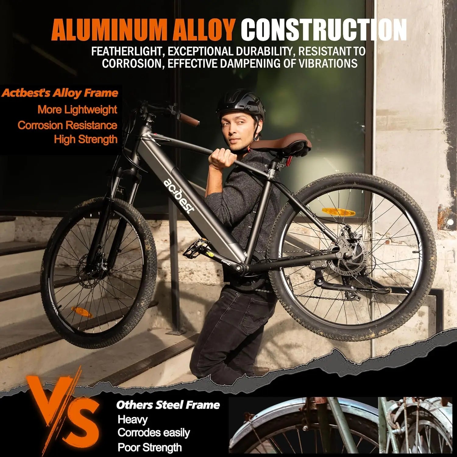 Core Electric Bike for Adults -468Wh Removable Built in Battery, Peak 750W Brushless Motor Mountain Ebike, 26X2.1 Tire Step Over RISE DEFENSE SYSTEMS.AI PRODUCTS