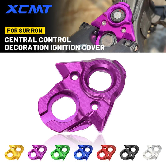 For SURRON Light Bee X Central Control Decorative Cover Scooter Dirt Bike USB CNC SUR RON Key Plate Center Console Trim Cover RISE DEFENSE SYSTEMS.AI PRODUCTS