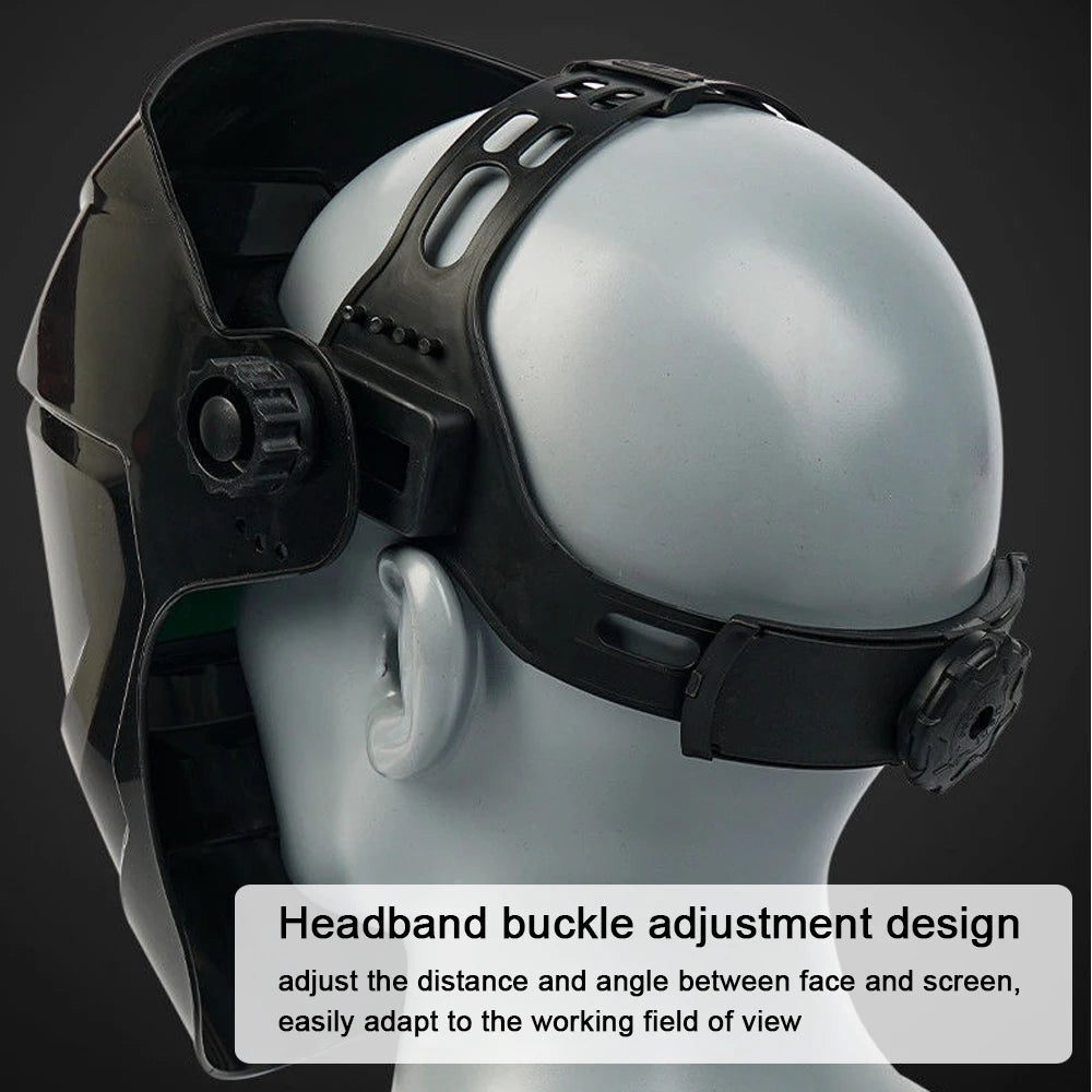 Welding Mask Solar Automatic Dimming Large View True Color 130℃ High Temperature Resistant Welder Auto Darkening Welding Helmet RISE DEFENSE SYSTEMS.AI PRODUCTS