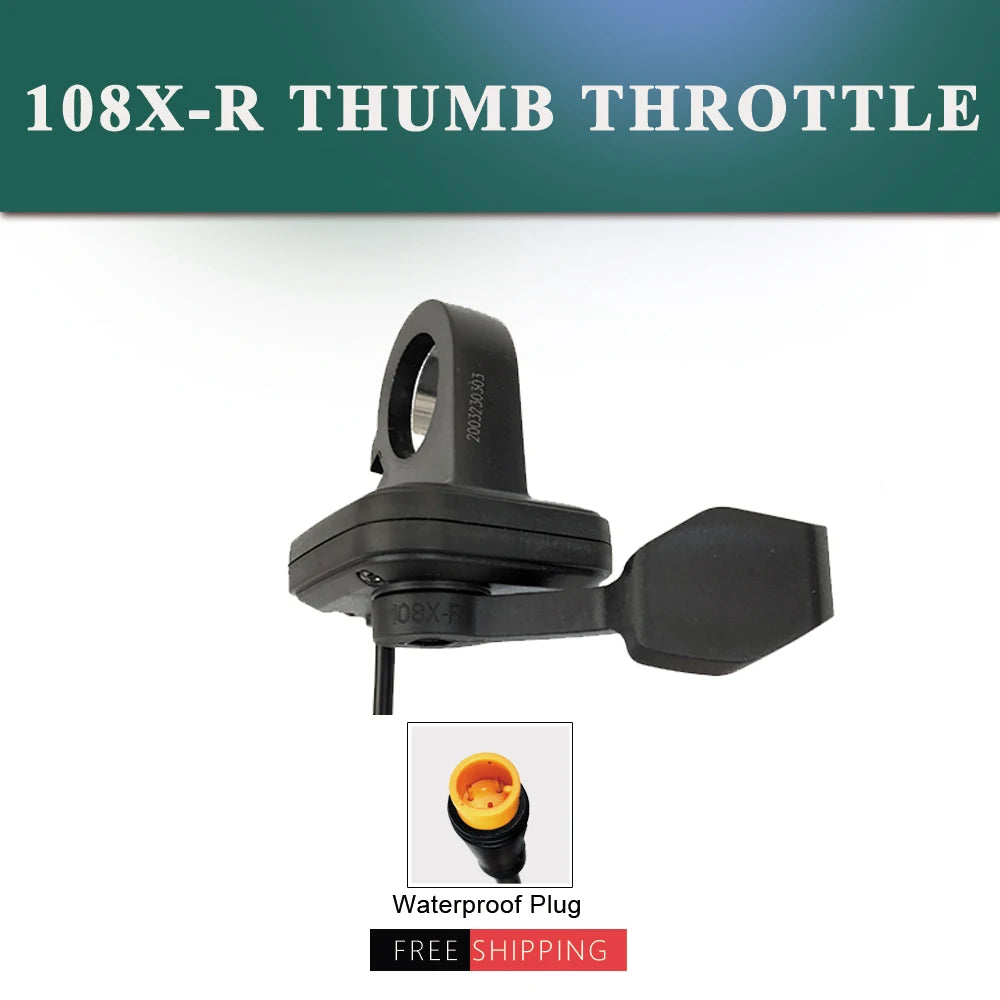 Ebike WUXING Thumb Throttle 21X/130X/108X/20X/76X Left/Right Hand Accelerator For Electric Bicycle Conversion Kit RISE DEFENSE SYSTEMS.AI PRODUCTS