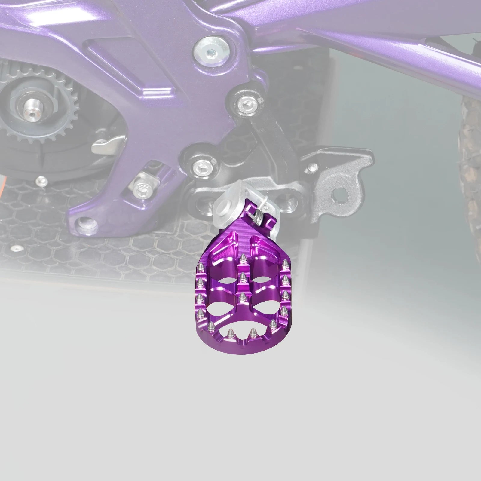 For Sur-Ron Light Bee X S L1E Surron Electric Dirt Bike Enlarged Foot Pegs Footrest Footpegs For Segway X160 X260 2024 2023 2022 RISE DEFENSE SYSTEMS.AI PRODUCTS