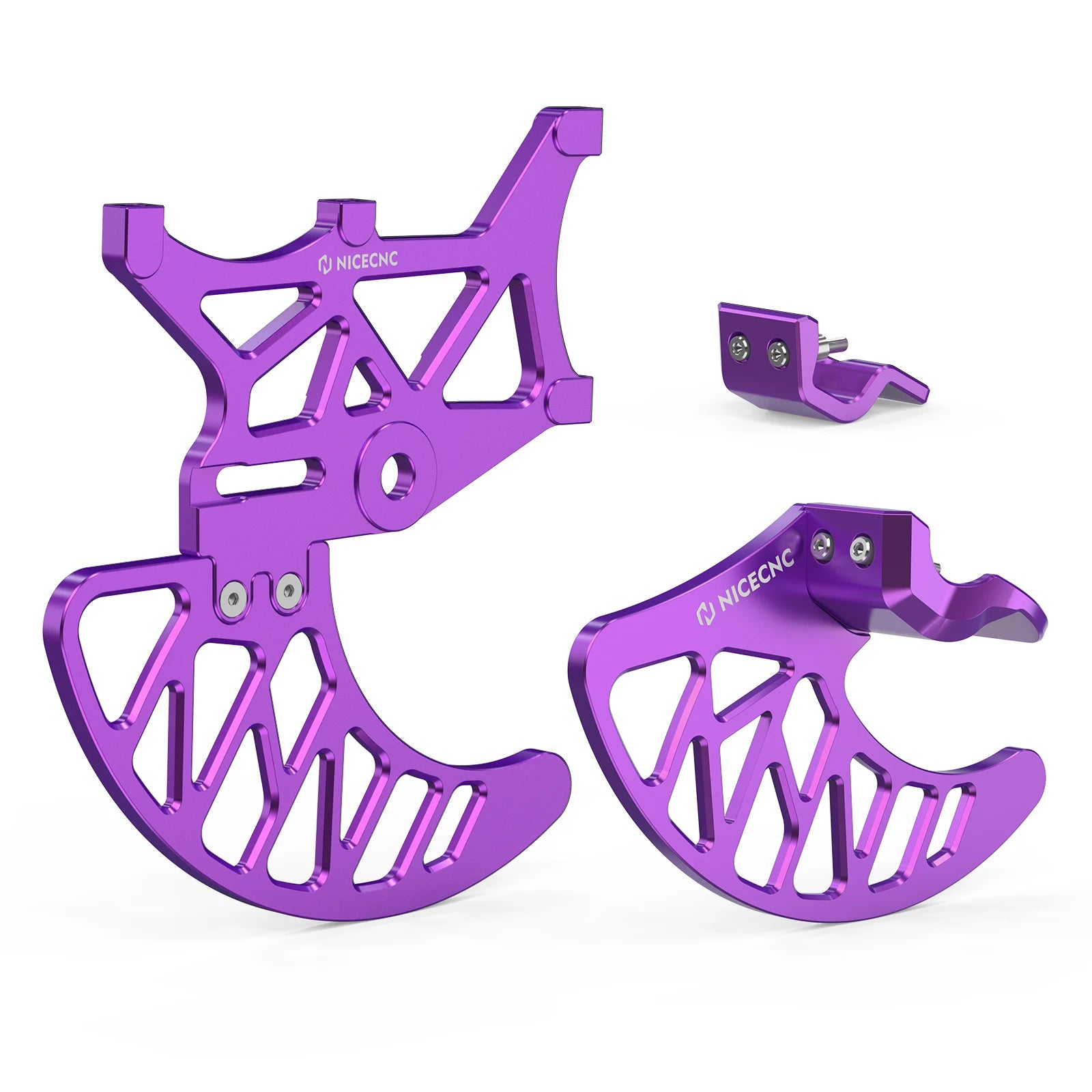 Front Rear Brake Disc Guard & Front Fork Leg Guards For Surron Light Bee X S L1E Sur-ron Segway X160 X260 Electric Dirt Bike RISE DEFENSE SYSTEMS.AI PRODUCTS