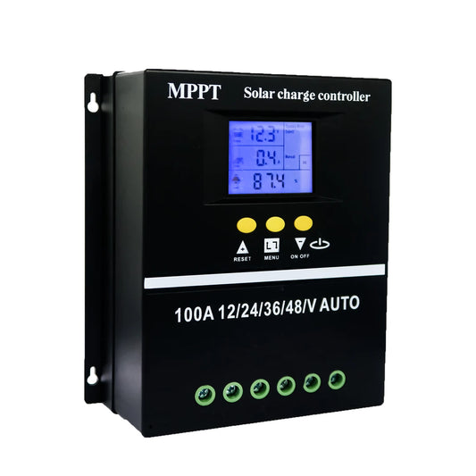Y&H 60A 80A 100A MPPT Solar Charge Controller 12V 24V 36V 48V Solar Panel Battery Intelligent Regulator for Lead-acid/Lithium RISE DEFENSE SYSTEMS.AI PRODUCTS