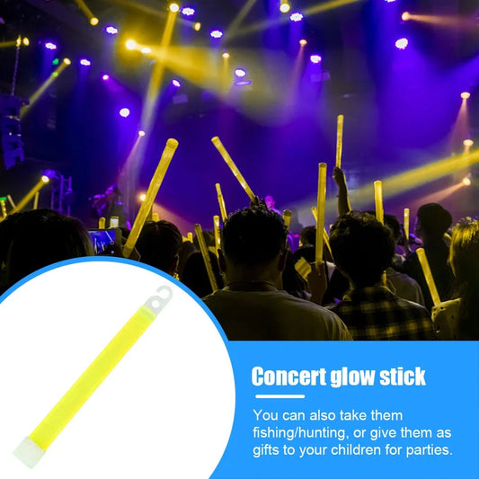 Military Glow Light Sticks Waterproof Concert Party Light Stick with Hook Camping Hiking Walking SOS Gear Survival Kits RISE DEFENSE SYSTEMS.AI PRODUCTS