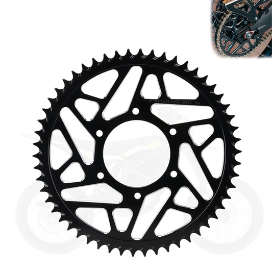 54T Chain Sprocket Rear Sprocket for Surron Ultra Bee,Aluminum Alloy Powersports Drive Sprockets Black RISE DEFENSE SYSTEMS.AI PRODUCTS