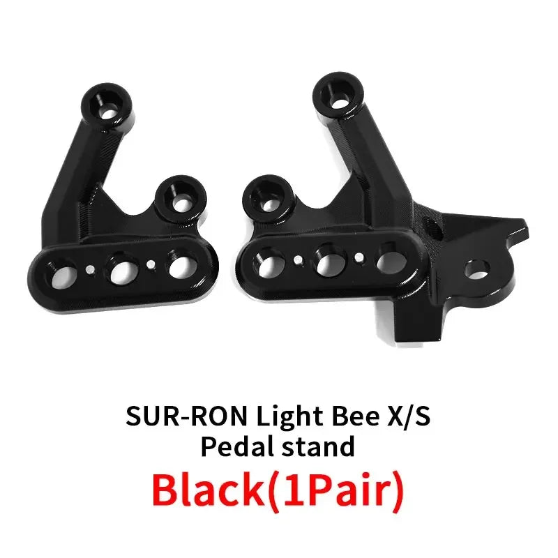 For SURRON Light Bee X/S Mod Foot Peg Mounting Brackets Accessories Light Bee Mod Foot Peg Mounting Brackets LB MOD Parts RISE DEFENSE SYSTEMS.AI PRODUCTS