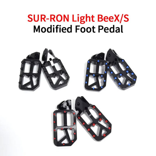 For Surron 2024 New Customized Modified Pedals Foot Pedal Modification Accessories Sur Ron RISE DEFENSE SYSTEMS.AI PRODUCTS