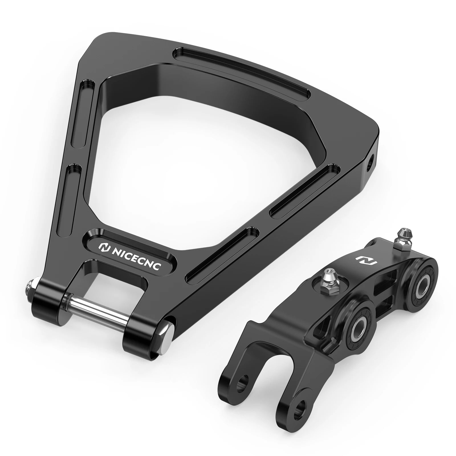 NICECNC For 2024 Surron Light Bee X S L1E Reinforced Triangle Rear Link Bracket Rear Suspension Linkage Kit For Segway X160 X260 RISE DEFENSE SYSTEMS.AI PRODUCTS