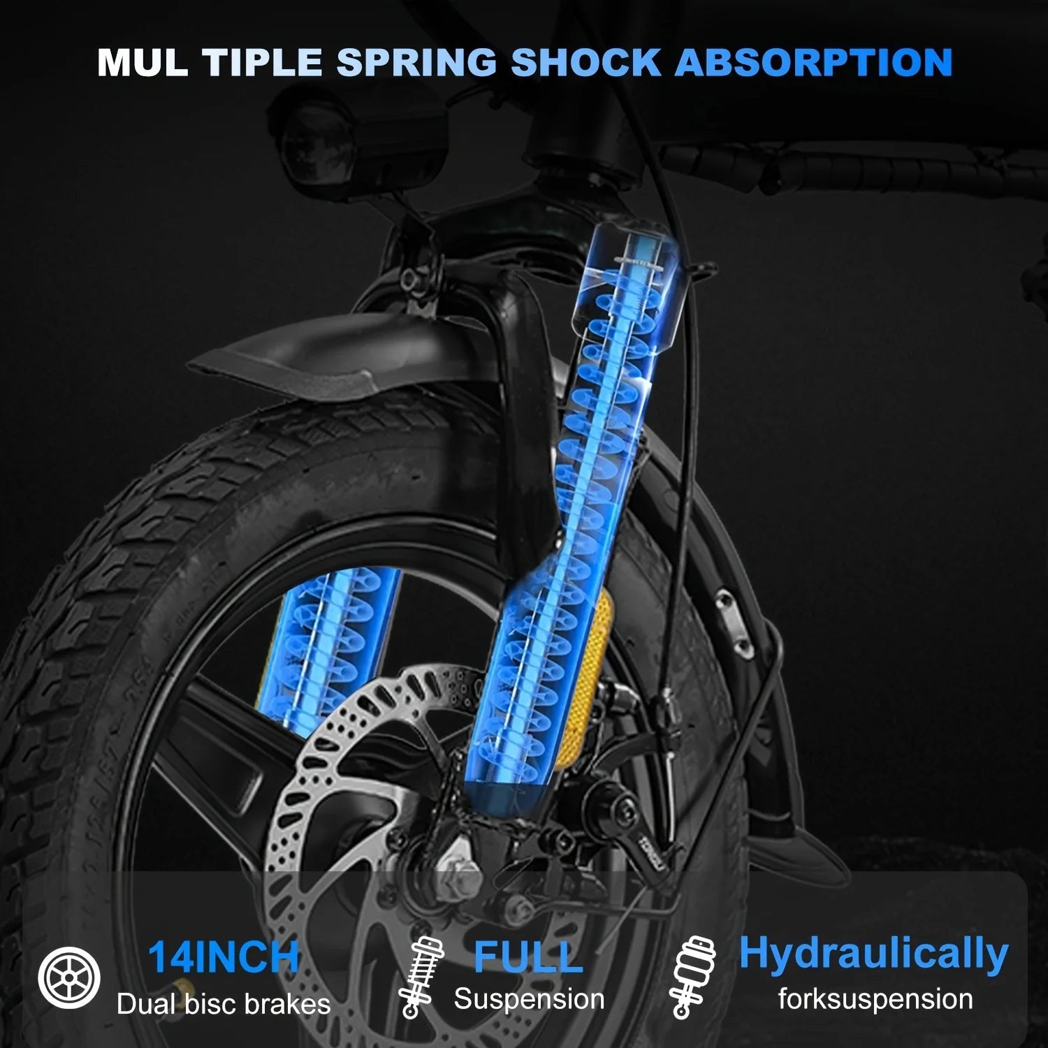 Adult folding basket electric bicycle, 350W high - speed 48V detachable battery, 14 inch front and rear double brake electric bicy - RISE DEFENSE SYSTEMS.AI PRODUCTS