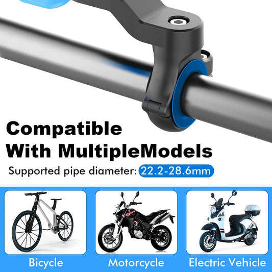 Bicycle Quadlock Moto Support Bike Phone Holder Bicycle Phone Stand Ram Mount MTB Bicycle Scooter Security Cell Phone Accessory - RISE DEFENSE SYSTEMS.AI PRODUCTS