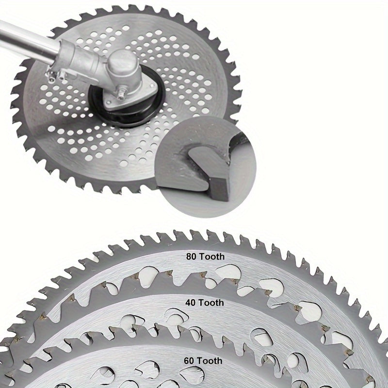 1pc Weeder Blade, 10" (Approx. 25.4cm) Carbide Tipped Brush Cutter Blade for Weeder, Circular Saw Blade Brush Cutter Blade 40T, 60T, 80T RISE DEFENSE SYSTEMS.AI PRODUCTS
